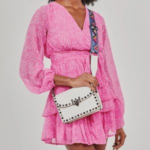 Mersi White Ruby Crossbody Purse, brand new